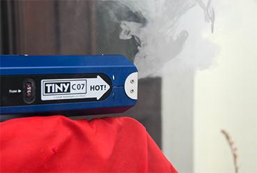 Blower-Door Test Prüfung Nebel Maschine